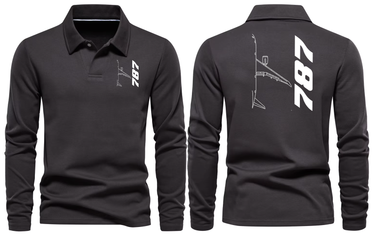 BOEING 787 LONG SLEEVE POLO