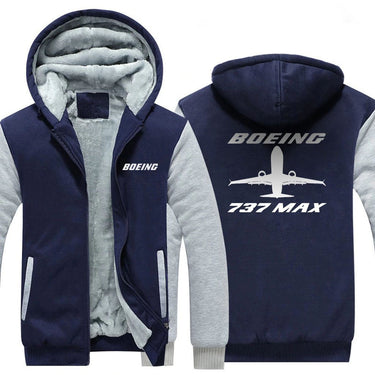 B737 MAX DESIGNED ZIPPER SWEATER THE AV8R