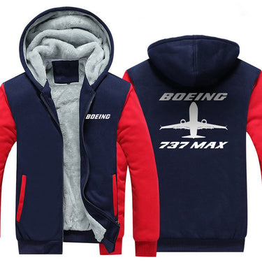 B737 MAX DESIGNED ZIPPER SWEATER THE AV8R