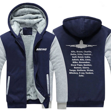 B747 DESIGNED ZIPPER SWEATER THE AV8R