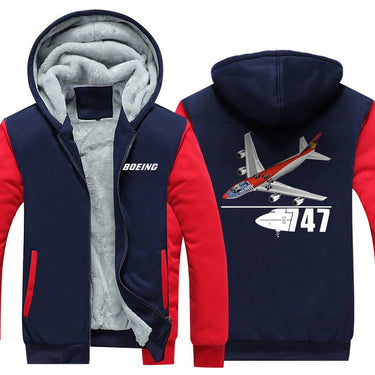B747 DESIGNED ZIPPER SWEATER THE AV8R