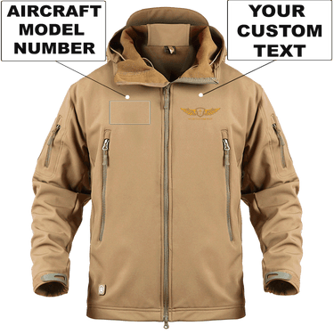 CUSTOM AIRCRAFT MODEL NUMBER AND WING MILITARY FLEECE THE AV8R
