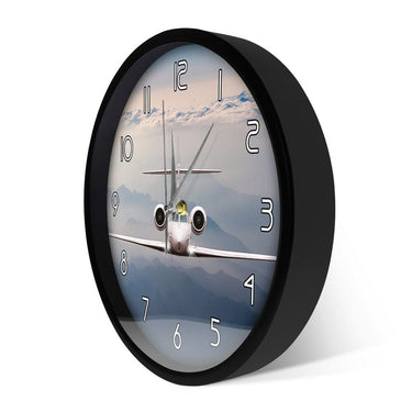 AIRPLANE FLY OVER CLOUDS MODERN DECORATIVE WALL CLOCK THE AVIATOR