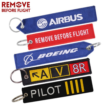 BOEING Keychain llavero Embroidery Key Ring CHAIN THE AVIATOR