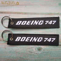 Thumbnail for 1 PC BLACK BOEING 747 KEYCHAIN - PILOTSX