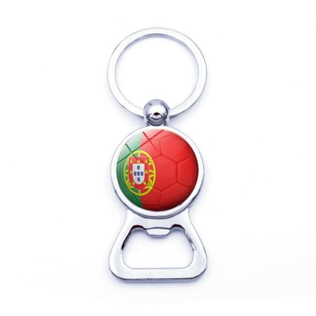 1 PC KEYCHAIN BEER OPENER FOOTBALL SOUVENIR KEY CHAINS - PILOTSX