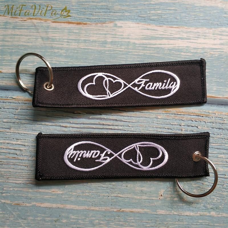 1 PSC EMBROIDERY FAMILY INFINITY LOVE KEYCHAIN - PILOTSX