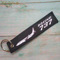 Thumbnail for 1 SET BOEING 737 EMBROIDERY KEY CHAIN - PILOTSX