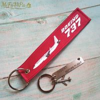 Thumbnail for 1 SET BOEING 737 EMBROIDERY KEY CHAIN - PILOTSX