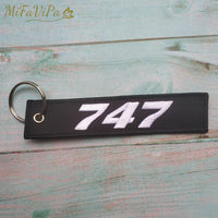 Thumbnail for 1 SET BOEING 777 747 EMBROIDERY KEY CHAIN - PILOTSX