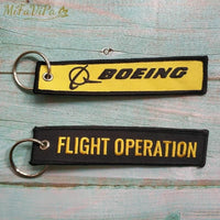 Thumbnail for 10 PCS BOEING KEY CHAINS FLIGHT OPERATION EMBROIDERY KEY CHAIN - PILOTSX