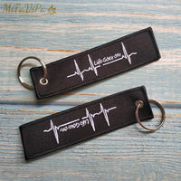 Thumbnail for 10 PCS HEARTBEAT EMBROIDERY KEY CHAIN - PILOTSX