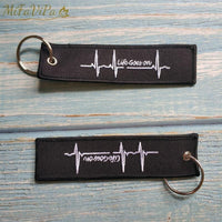 Thumbnail for 10 PCS HEARTBEAT EMBROIDERY KEY CHAIN - PILOTSX