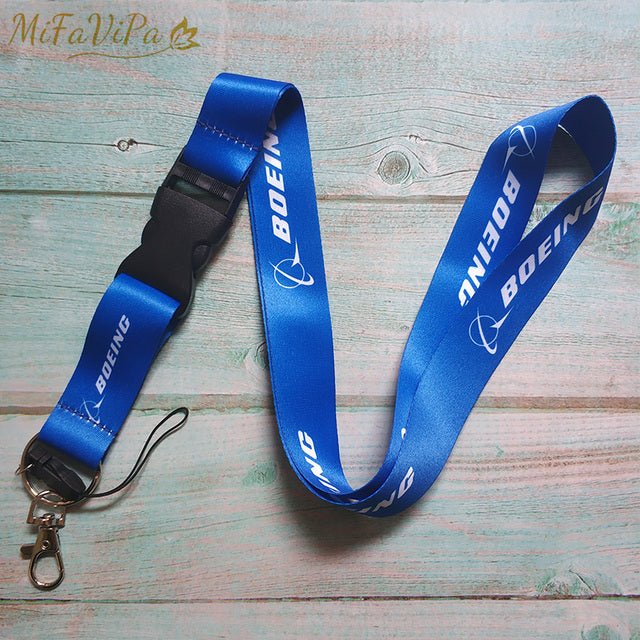 100 PCS FASHION TRINKET BOEING LANYARDS NECK STRAP PHONE CHAVEIRO KEY CHAIN - PILOTSX