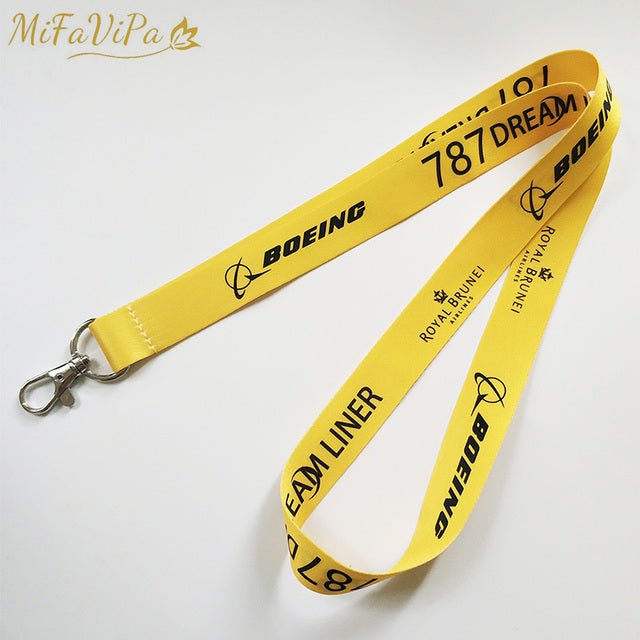 100 PCS FASHION TRINKETS BOEING NECK STRAP CHAVEIRO KEY CHAIN - PILOTSX