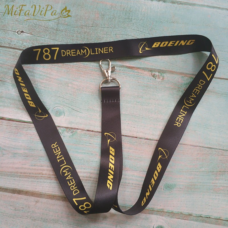 100 PCS FASHION TRINKETS BOEING NECK STRAP CHAVEIRO KEY CHAIN - PILOTSX