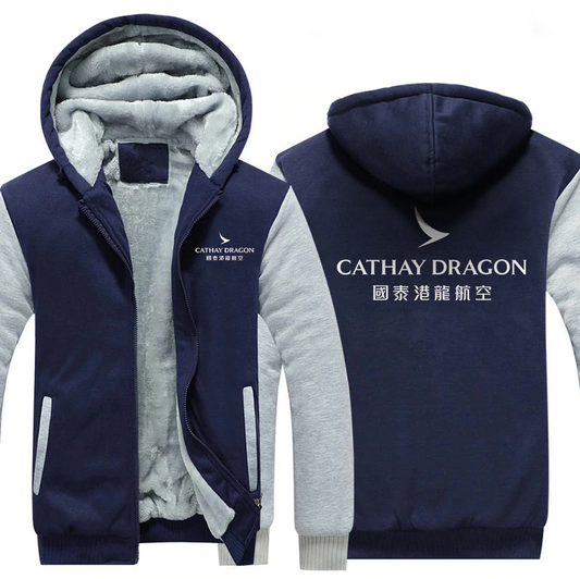 CATHAY AIRLINES  JACKETS FLEECE SWEATSHIRT