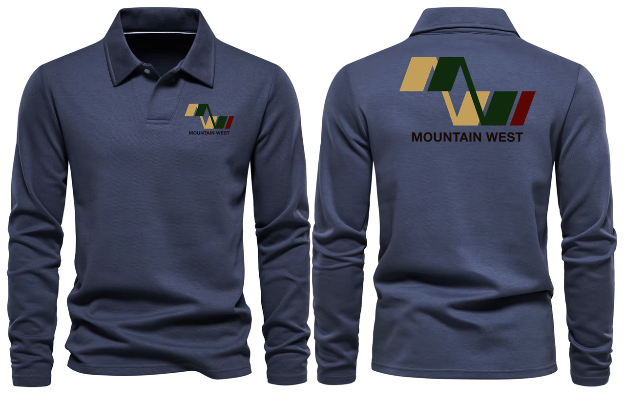 MOUNTAI  WEST LONG SLEEVE  POLO