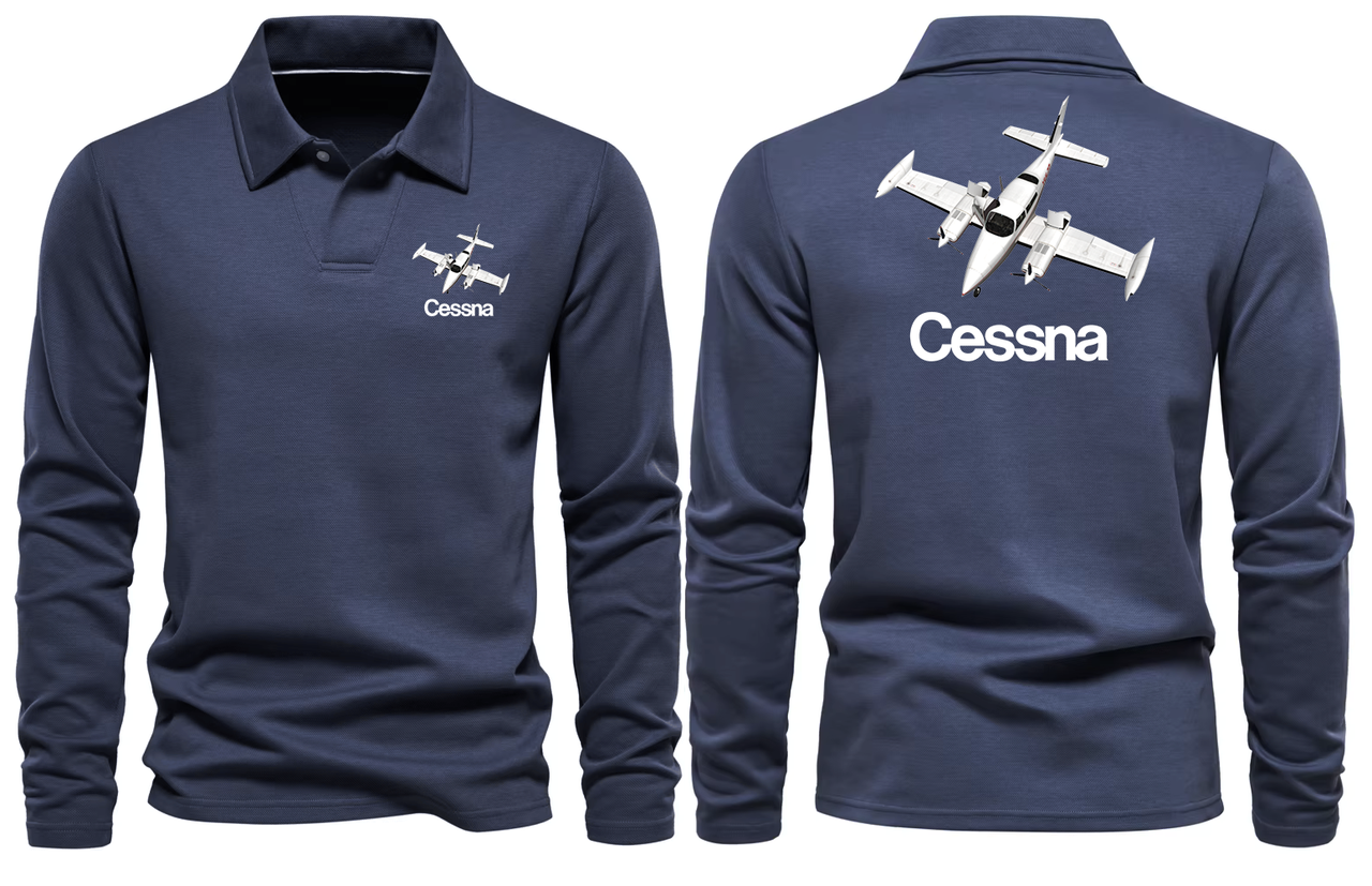 CESSNA LONG SLEEVE  POLO