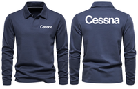 Thumbnail for CESSNA LOGO LONG SLEEVE  POLO