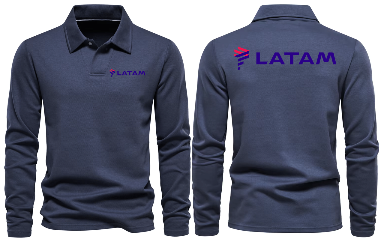 LATAM AIRLINES LONG SLEEVE  POLO