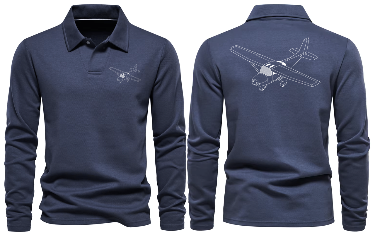 CESSNA LONG SLEEVE  POLO