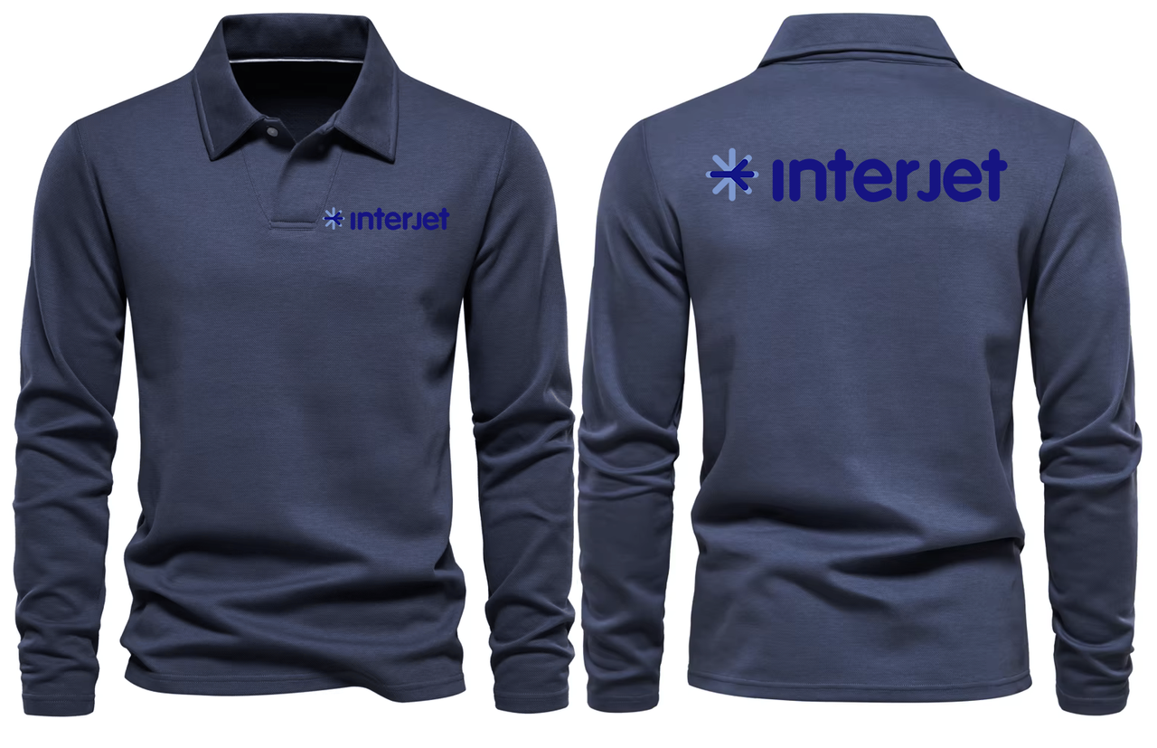 INTERJET LONG SLEEVE  POLO