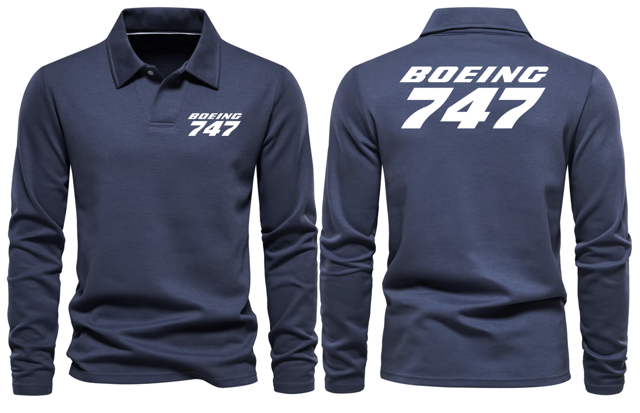 BOEING 747  LONG SLEEVE  POLO