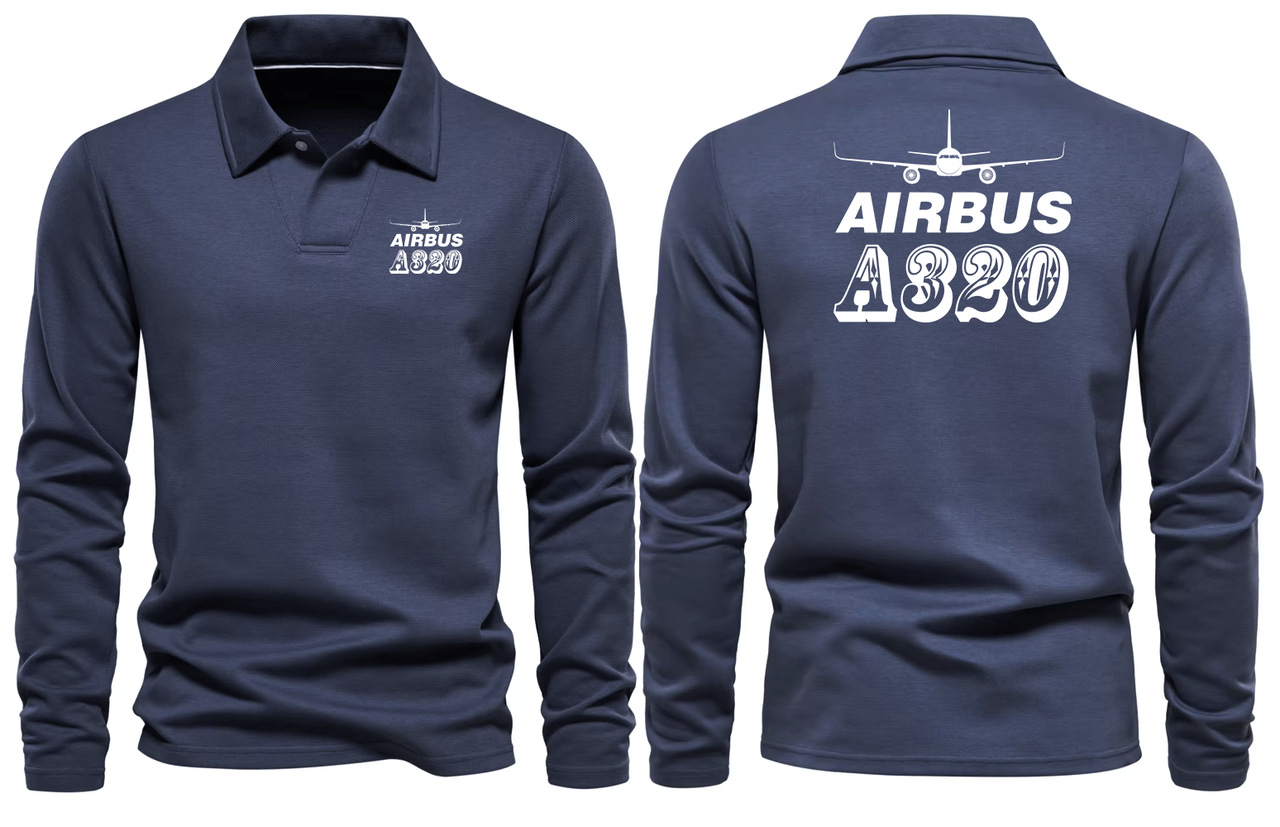 AIRBUS  A320 LONG SLEEVE  POLO