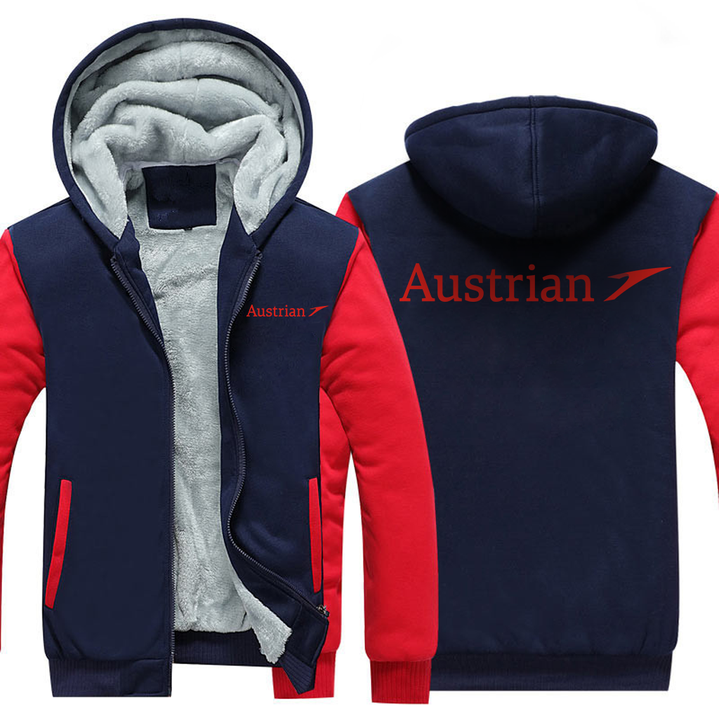 AUSTRAIN AIRLINES  JACKETS FLEECE SWEATSHIRT