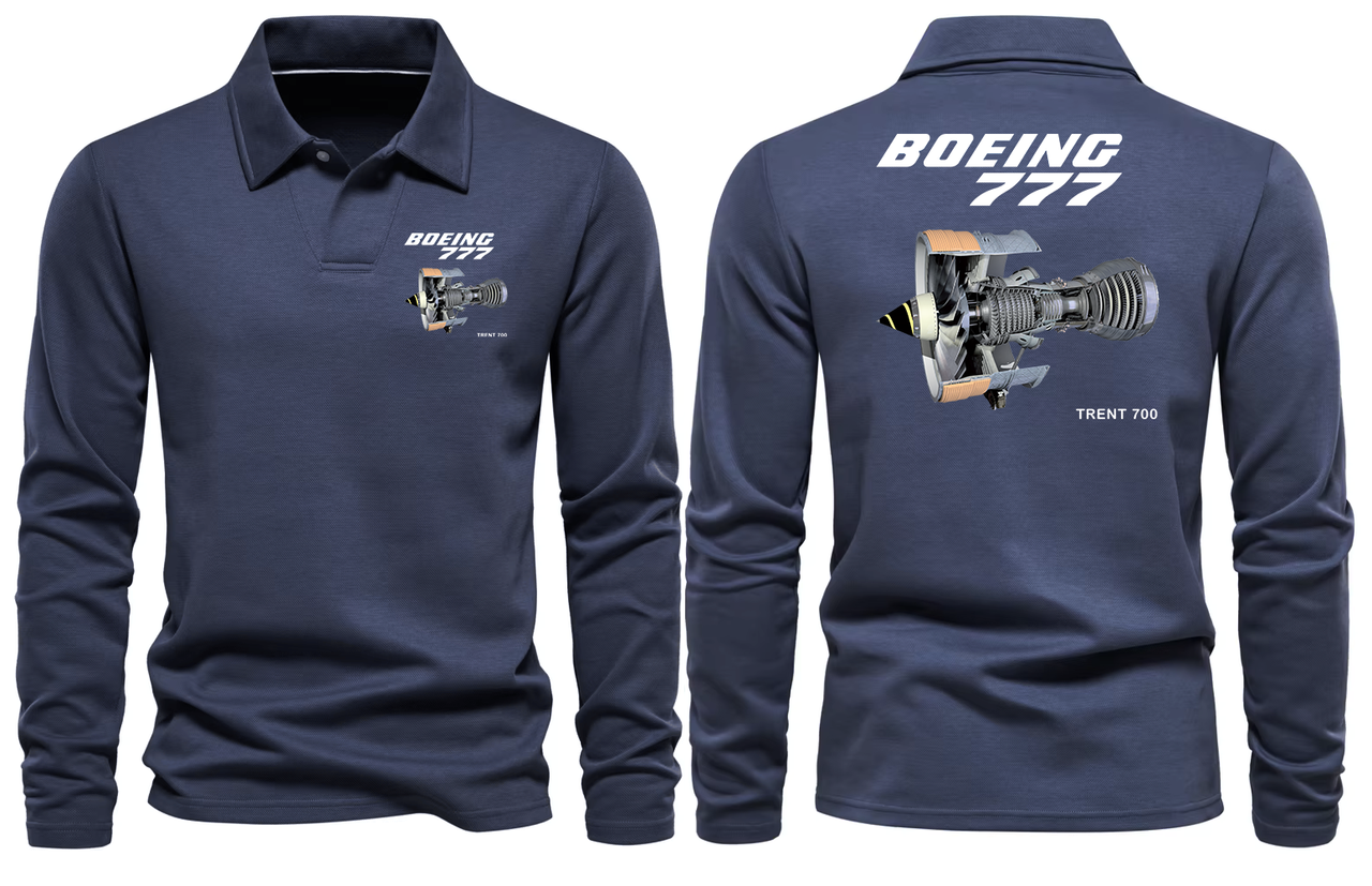 BOEING 777  TRENT700 LONG SLEEVE  POLO
