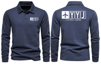 Thumbnail for YYJ AIRPORT LONG SLEEVE POLO
