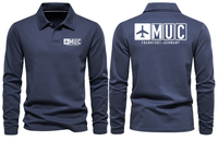 Thumbnail for MUC AIRPORT LONG SLEEVE POLO