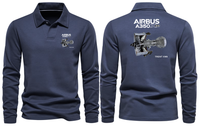 Thumbnail for AIRBUS 350 TRENT XWB LONG SLEEVE  POLO