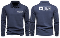 Thumbnail for IAH AIRPORT LONG SLEEVE POLO
