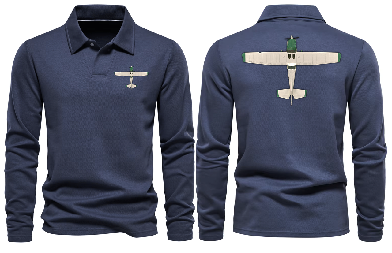 CESSNA LONG SLEEVE  POLO