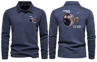 Thumbnail for AIRBUS A330 V2500 LONG SLEEVE  POLO