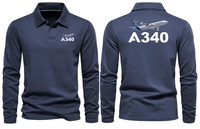 Thumbnail for AIRBUS A340 LONG SLEEVE  POLO