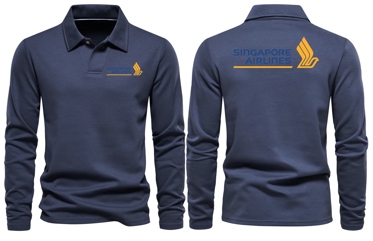 SINGAPORE  LONG SLEEVE  POLO