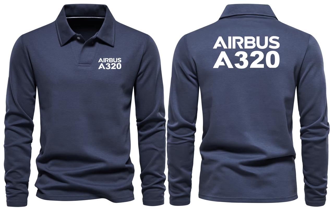 AIRBUS A320 LONG SLEEVE  POLO