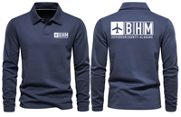 Thumbnail for BHM AIRPORT LONG SLEEVE POLO