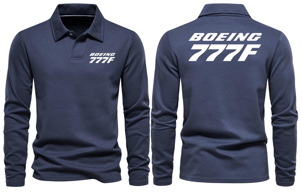 BOEING 777F  LONG SLEEVE  POLO