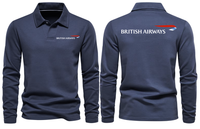 Thumbnail for BRITISH AIRWAYS LONG SLEEVE  POLO
