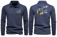 Thumbnail for AIRBUS 380 GP7000 LONG SLEEVE  POLO