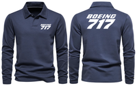 Thumbnail for BOEING 717 LOGO LONG SLEEVE  POLO