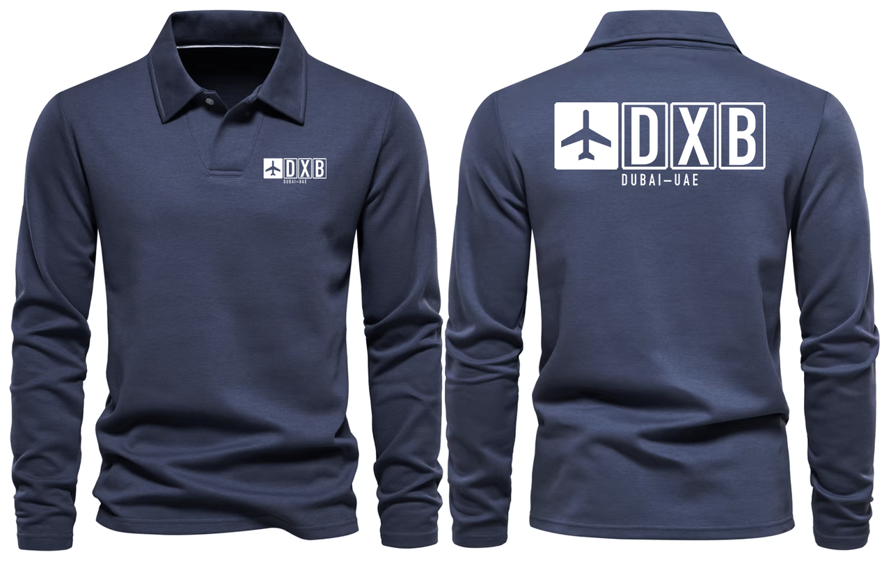 DXB AIRPORT LONG SLEEVE POLO