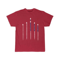 Thumbnail for Jet US Flag, Jets Flying, Patriotic USA T Shirt THE AV8R