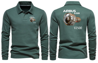 Thumbnail for AIRBUS A320 V2500 LONG SLEEVE  POLO