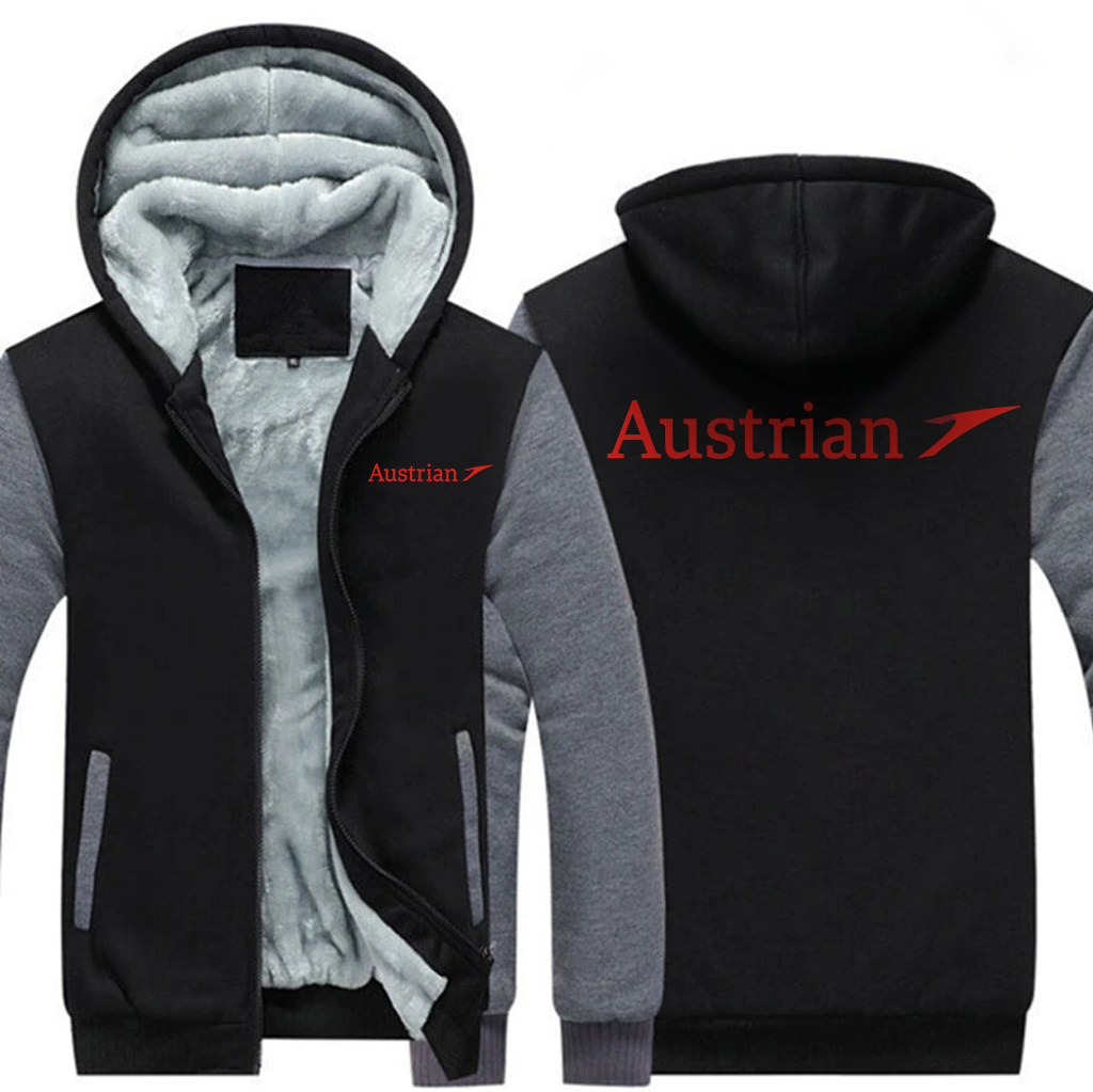 AUSTRAIN AIRLINES  JACKETS FLEECE SWEATSHIRT