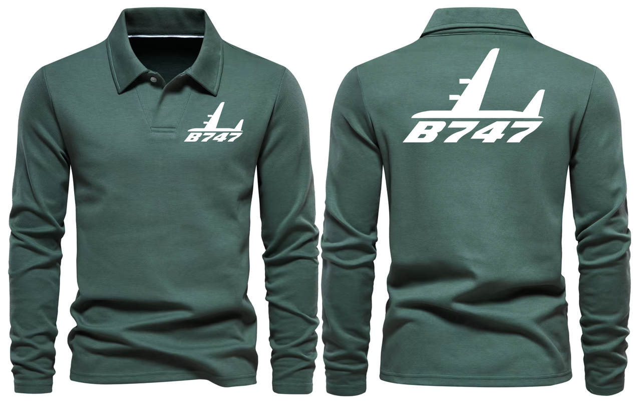 BOEING 747  LONG SLEEVE  POLO